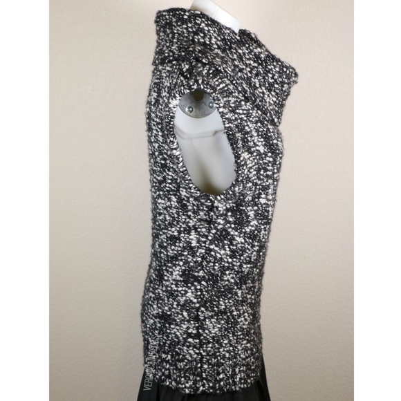 ANN TAYLOR OVERSIZED SLEEVELESS COWLNECK SWEATER - Picture 4 of 8